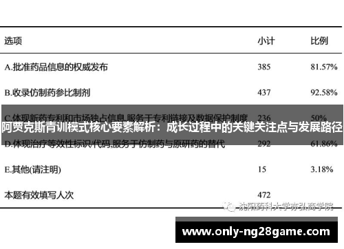 阿贾克斯青训模式核心要素解析：成长过程中的关键关注点与发展路径